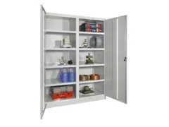 Zwaarlastkast 1950x1470x630mm 8legborden Scheidingswand Plaatstaal