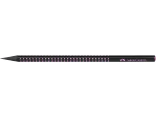Potlood Faber-Castell grafiet Grip Sparkle Midnight rose - 1