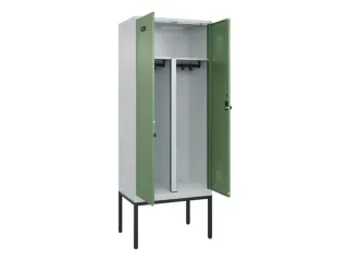 PBM-locker,HxBxD 2120x800x500mm,2vak,vak B 400mm,draaigrendel - 1
