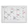 weekplanners HxB 60x90cm magnetisch bord wit met raster