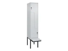Z-garderobekast,HxBxD 2120x400x815mm,2vak,vak B 400mm,draaigrendel