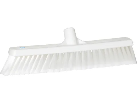 Veger Vikan zachte gespleten vezel bezem 410mm wit