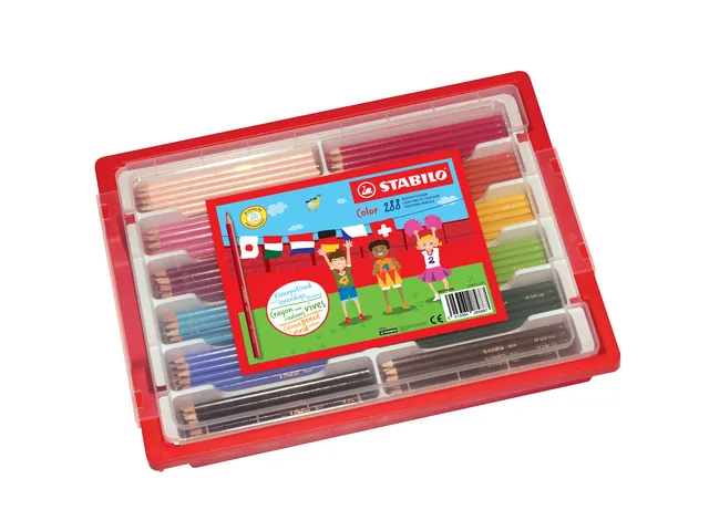 Crayon de couleur STABILO Color assorti 288 pièces