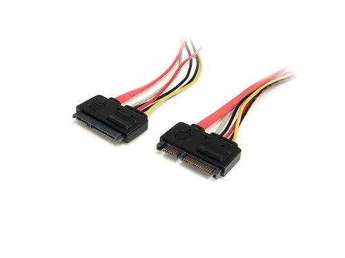 30cm 22-pins SATA Voeding en Data Verlengkabel