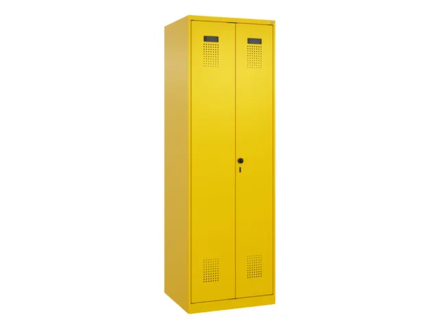 locker voor scheiding van kleding,HxBxD 1850x600x500mm,2vak