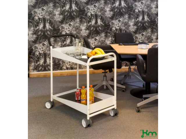 tafelwagen,draagverm. 150kg,2xrubberen mat,laadvl. LxB 690x435mm