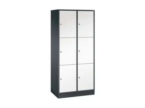 grootvolume-lockersysteem,HxBxD 1950x820x500mm,2x3vakken,cil.-slot