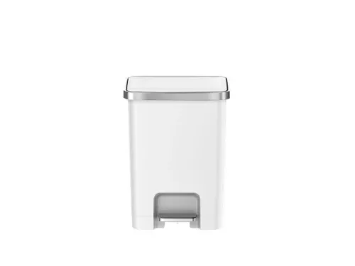 Hana 2 Pedaalemmer 25 liter Wit