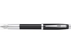 Vulpen SHEAFFER 100 E9338 F Glossy black lacquer chrome plated