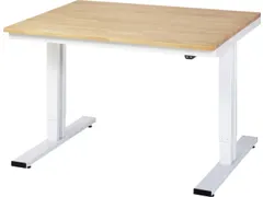 Werkbank elektrisch hoogte verstelbaar 720-1120x1250x1000mm beukblad