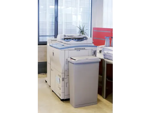 Afvalbak Rubbermaid Slim Jim vertrouwelijke documenten 87 liter grijs