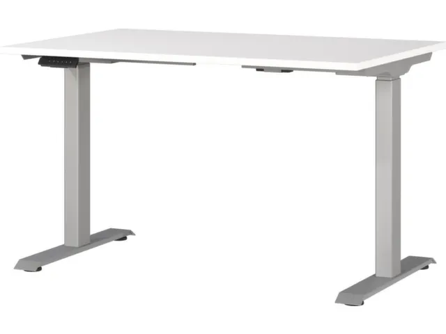 Elektrisch ihv bureau,HxBxD 720-1200x1200x800mm,blad wit