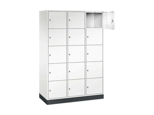 grootvolume-lockersysteem,HxBxD 1950x1220x500mm,3x5vakken,cil.-slot