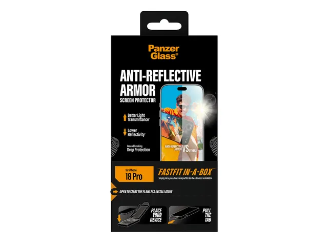 PanzerGlass Anti-reflective Armor Screen Protector iPhone 18 Pro w.