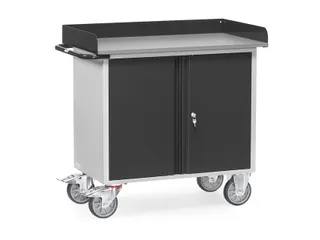 Werkplaatswagens Van Staalplaat 12456 Ral7035 Front Ral7016 - 1