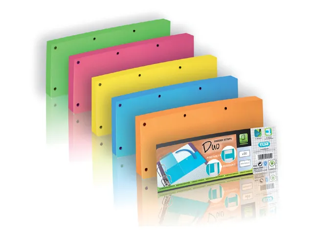 Scheidingsstrook Oxford duo 240x105mm roze