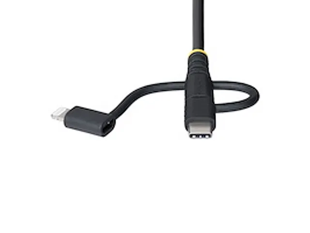 1m Robuuste USB Multi Oplaadkabel zwart