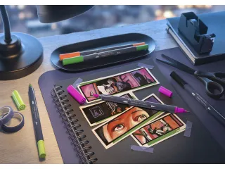 Sketchmarker Faber-Castell Goldfaber etui 6 stuks Fashion set op alcoh - 7