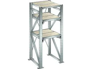uittrekstelling voor zware lasten,HxBxD 2000x890x860mm,vaklast 1000kg - 1