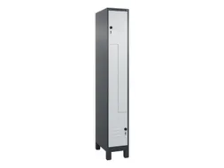 Z-garderobekast,HxBxD 1950x300x500mm,vak B 150/300mm,draaigrendel