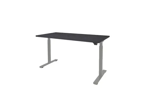 Dextro Basic Zit-sta Bureau Elektrisch 120x80 houtprint schaduw alu