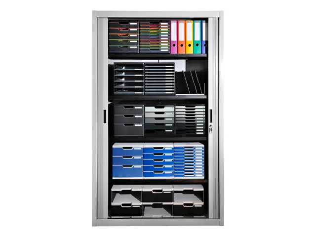 Ladenblok MODULO A4 3 laden Classic Blauw Grijs