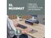Muismat Fellowes Breyta XL grijs 21x28cm