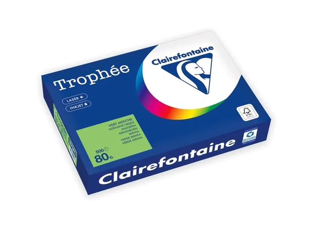 Trophée Intens gekleurd papier A4 80 gram 500vel Grasgroen