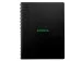 Notitieboek Rhodia Greenbook recycled A5+ lijn Hard Cover Zwart