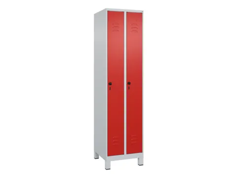 locker,HxBxD 1950x500x500mm,2vak,vak B 250mm,draaigrendel,voeten