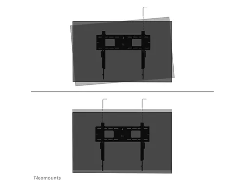 Neomounts LEVEL-750 WL30-750BL16 Vlakke heavy duty muurbeugel - 42-86