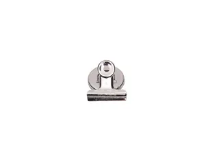 Papierklem MAUL Bulldog met magneet 30mm capaciteit 10mm zilver - 1