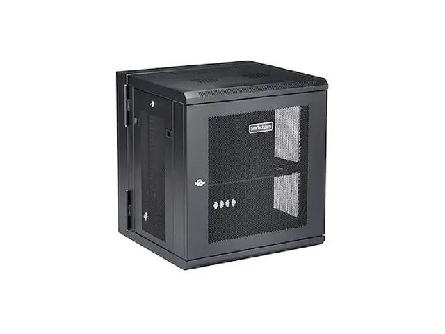 4-post 12U wandmonteerbare netwerkkast 19'' vergrendelbare patchkast
