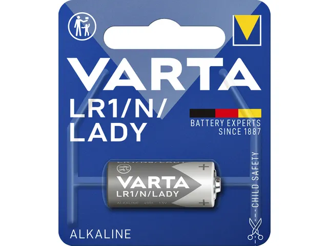 Batterij Varta LR1 alkaline blister à 1stuk