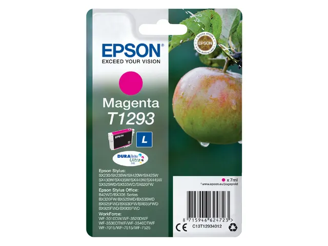 Inktcartridge Epson T1293 Rood C13T12934012