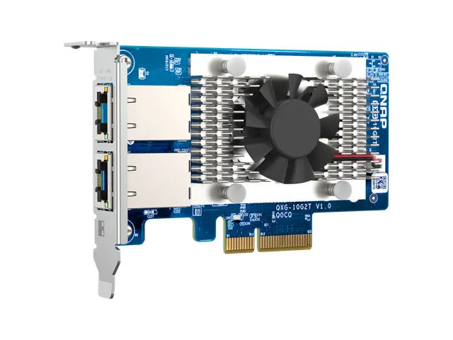 QNAP QXG-10G2T, Intern, Bedraad, PCI Express, Ethernet, 10000 Mbit/s,