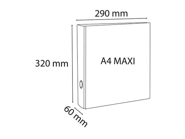 Ringmap PVC A4+ 4D-R 40 mm 3dekaft rood