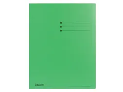 Inlegmap A4 Esselte Met Overslag Karton Groen