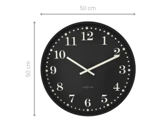 Wandklok NeXtime Dickens Large 50 cm zwart - 7