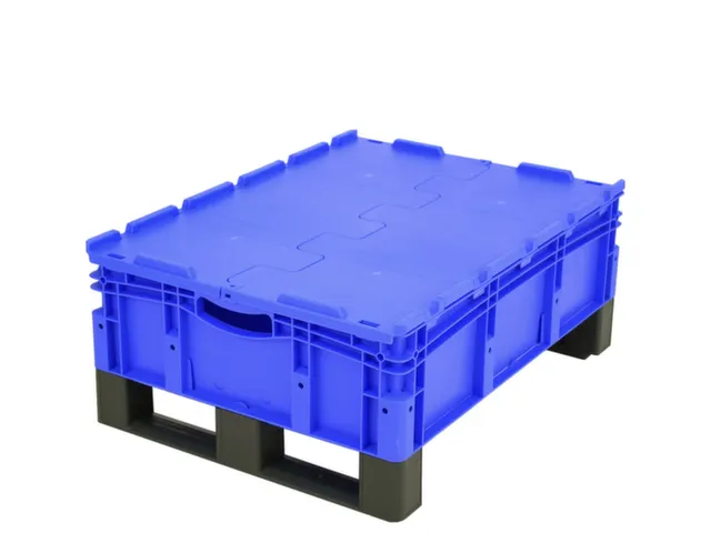 Euronorm Stapelkrat Pp 238x800x600mm 80l Dubbele Bodem Sledepoten