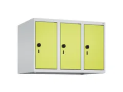 opzetkast,v. locker,3vak.,vak B 250mm,HxBxD 500x750x500mm,vleugeldeur