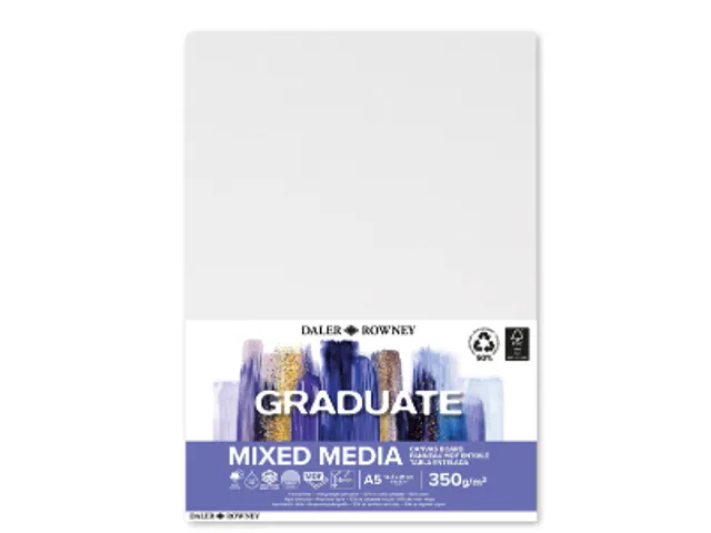 Canvasboard Daler Rowney Graduate A5 wit