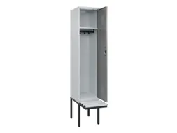 locker met bank,HxBxD 2120x400x815mm,1vak,vak B 400mm,cilinderslot