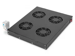 Ventilatorunit voor 483 mm (19 inch) 4 ventilatoren incl. thermostaat