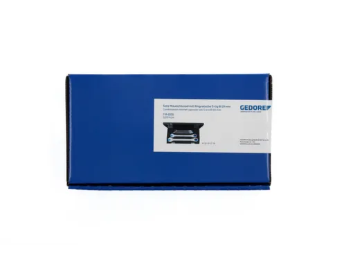 GEDORE 7 R-005 Set steeksleutels met ringratel 5-delig 8-19mm