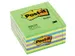 Bloc-mémos Post-it 2028NB cube 76x76mm néon 450 feuillets