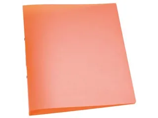 Ringmap A4 PP 2 Ringen 25mm Transparant Oranje - 1