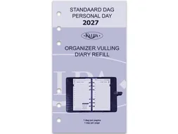 Agendavulling 2027 Kalpa Personal 1dag/1pagina
