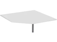 koppelelement voor bureau,90 °,BxD 1225x1225mm,v. 4voeten