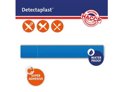 Detectaplast 8148 Pleister waterafstotend blauw 180x20mm 100 Stuks